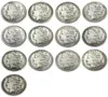 USA 13pcs Morgan Dollar 18781893 Quotccquot verschiedene Daten Mintmark Craft Craft Silber Plated Copy Münzen Metall Die Herstellung 125652544805