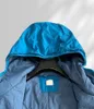 Casaco de inverno One Lens mass de jaqueta de nylon flash de nylon tingido Overshirt Outshirt Outdoor Keep Heat Macho Com capuz