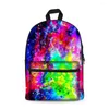 Backpack Moda Mullicolor Women Canvas Stylish Galaxy Star Universo Space Girls School Backbag Mochila feminina