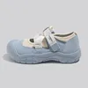 Casual schoenen lelijk schattige grote teen flats vrouwen zomersport ademende platform Mary Jane voor