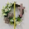 Kwiaty dekoracyjne wieńce wielkanocne gałązki gniazdo girland