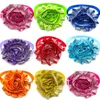 Hundebekleidung 30/50pcs kleiner Welpe glänzende Stoff Blume Fliege Stil Krawatte Pet Cat Catar Verstellbare Bowtie -Pflegeprodukte