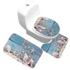 Bath Mats Zeegle Toilet Rug Bathroom Mat Sets Anti-slip Shower Rugs Memory Foam Carpets Non Slip