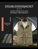 Herrtankstoppar arbete Vest Men Coat Tactical Military Clothing Motorcyklist ärmlös jacka Sommarjakt Motorcykel Man