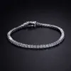 MDFUN Tennis Bracelet for Women and Men 3mm-7mm Cubic Zirconia 18K White Gold/Yellow Gold Plated Size 6-8.5 inches