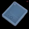 Baking Moulds 1PC Bright Resin Craft For Keychain Player Silicone Molds DIY Epoxy Jewellery Making Music Phone Grip