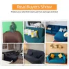 Coperture per sedie divano di colore solido HousMife per soggiorno Copertura elastica divano angolo protezione per copritura 1/2/3/4 posti