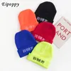 Berets Boys And Girls Hip Hop Trendy Child Children Woolen Cap 2024 Autumn Winter Knitted Hat Sleeve Korean Style
