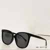 Sunglasses 2024 Bicycle Oversized Retro Gradient Square Lenses Large Frame Women's Cateye Black