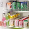 Garrafas de armazenamento Caixa de bebida geladeira Acessórios de barra de cozinha Organizador de bebidas economia para economia para