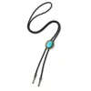 Hot Selling Turquoise Bolo Tie hanger trendy heren trui keten westerse denim polo