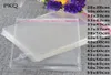 100pcs Sacs de cellophane auto-scellant transparent sac exposant en plastique refermable pour jouet cadeau