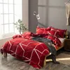 Bedding Sets Jane Spinning Comforter Set Geometric Duvet Cover Pink Bed High Quality With Pillowcase Hzw01