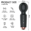 20 modes Strong Mini Av Magic Wand Bullet Vibrateur pour femmes Portable Stimulator Clitoral Stimulatal Portable Galle