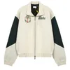 American High Street Rhude Splosed Coconut Tree Capsule Mens Giacca con cerniera sciolta