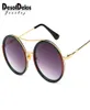 Lunettes de soleil Male Femelle Métal Verres Soleil Gold Vintage Circle Féminine Round Prince Sun Lunettes Femmes Men Alloy 20218324018