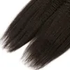 Brazilian Bundles Yaki Straight Human Hair 8a NonRemy Kinky 134 On Sale Natural Color Thick 240412