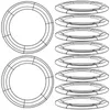 Decoratieve bloemen 10 PCS Garland Hoop bruiloftsvoorraden Diy ijzeren krans Ondersteuning duurzaam frame vorm metalen ronde rek bloemschikken bloemen