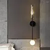 Wandlamp Noordelijke industrieel bedlicht licht creatief ontwerp spiegel koplampen gangpad salon slaapkamer dubbele kop sconce