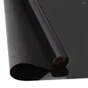 Naklejki okienne czarne szklane naklejka elektrostatyczna matowa całkowitą zaciemnienie blok prywatności folia zabarwienie odcienia 30 200 cm w jedną stronę lustra