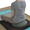 Pillow Yoga Mat Buckwheat Zafu Meditation Circular Comfortable Portable Fitness Cotton Removable Washable Cover