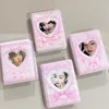 Frames Cute Bowknot Po 3 Inch Love Heart Hollow Picture Kpop Pocard Holder Card Binder Collect Book 36 Pockets