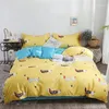 Bedding Sets Light Green Aloe Cotton Set Nature Soft Duvet Cover Bed Sheets And Pillowcase 4pcs 220x240cm