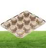 Canele Locd Cake Pan 12cavity Nonstick Cannele Muffin Bakeware Cupcake Pan for Oven for Holiday and Vacations5937207