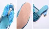 Sneakers Girls Summer Sandals Slipper Sequined Princesse Children High Heel Party Dress Shoes Leather Slipper For Kids Slides