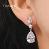 Boucles d'oreilles étalon Emmaya Forme de gouttes d'eau éblouissante Zircone Design Oreille Femmes Bridal Wedding Party Fashion State Distincitive Bijoux