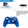 GamePads pour Xbox One Wired Game Controller Gamepad Gamepad pour Xbox One / One S PC Windows Joystick with Vibration LEDS Fonction de scintillement