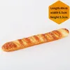 Dekorativa blommor Fake Bread Simulation Baguette Soft Lifelike Long Baguettes Cake Store Food Model Home Decoration Ins Kitchen Po Props