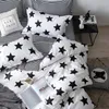 Bedding Sets Cotton Moda Simples Conjunto de cama Linha de linho nórdico lampe de tampa de lençol para colaboração para travesseiros têxteis domésticos