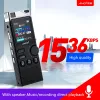 Recorder AMOI A80 Professionell dicafon HD -brusreducering Voiceaaktiverad Dual Mic Recorder Lossless HiFi Player Business Meeting