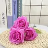 Dekorative Blumen POGRAGHUPS HINTERGRUNDEN HINTERGRUND 12PCS/LOT REAL TOUSE ROSE FORMENFORTIONISIERUNG FORMEN KÜNFTE KUNDENDE Hochzeitsfeier Dekoration Flore Flore