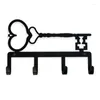 Hooks Key Holder Hook For Wall With 4 Heart Decorative Vintage Beautiful Metal Hanger Front Door Kitchen Warehouse