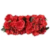 Fiori decorativi 20x50 cm Silk Rose Flower Rigo Peonia artificiale per arco di nozze Florale Floral Home Event Event Decor El Mall Sfondo Wall