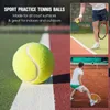 12 PCS Tennis Balls High Bounce Practice Outdoor Training Elasticiteit Duurzame tennisdruk Matching Tennis Balls 240411