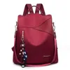 Bolsas escolares 2024 Mulheres Oxford Backpack Casual Student School School Bag Woman Viagem Mochilas Bola de ombro de moda