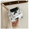 Bag Summer Transparent Jelly Women's 2024 Fashion Cow Pattern Portable Messenger Shoulder Bags