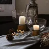 Titulares de vela Big Modern Crystal para um jardim de metal Retro Candles Marrocos Pe de Vela Vasos de Casamento TABL