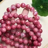 Link Bracelets Natural Rhodonite Bracelet Women Beautiful Colorful Crystal Energy Healing Fashion Gemstone Jewelry 1PCS 7/8/10/12MM