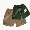 Men's shorts, summer beach pants, designer embroidered letter pattern shorts, loose fitting street wear, Asian size M-5XL