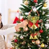 Fournions de fête jingling cloches pendentifs paillettes golden de Noël arbre suspendu ornements enfants cadeau décoration de Noël cloche pour artisanat