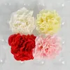 Fleurs décoratives 10 / 50pcs Carnation de savon 6x6,5 cm Tête de fleur artificielle W base éternel Boîte cadeau de bricolage Bouquet pour l'anniversaire de la fête des mères