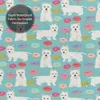 Shower Curtains Westie Donuts Terriers Curtain For Bathroon Personalized Funny Bath Set With Iron Hooks Home Decor Gift 60x72in