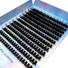 False Eyelashes 10boxes 5D Fluffy 80D Thick 10-20MM Fake Mink Skin 3D Single Eyelash Cluster DIY Extension