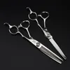 Titan Barber Scissors frisörande klippverktyg tunnare sax för frisör 5,5,6,0,6,5 tum 440C stål