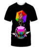 カラーヒップホッププリントラッパーTekashi69 6ix9ine Tekashi 693d TシャツTシャツTシャツ夏の面白いハラジュクショートスリーブストリートウェア214525027