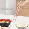 Chopsticks Matte Texture High Strength Non-slip Reusable 5 Pairs Of Grade Bpa Free Tableware For Kitchen Tools